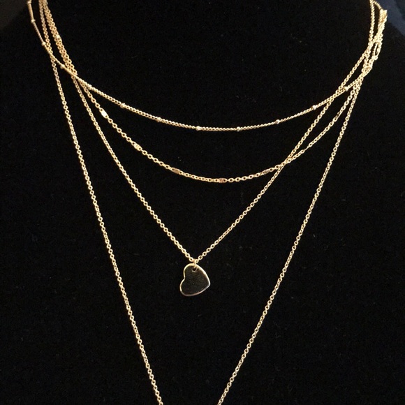 Sapphire Layered Stone Necklace - Picture 2 of 3